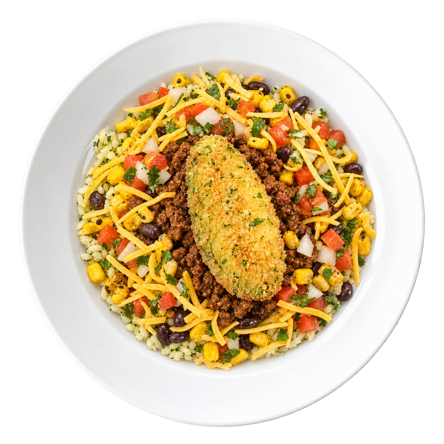 Loaded Tex-Mex  Beef Bowl