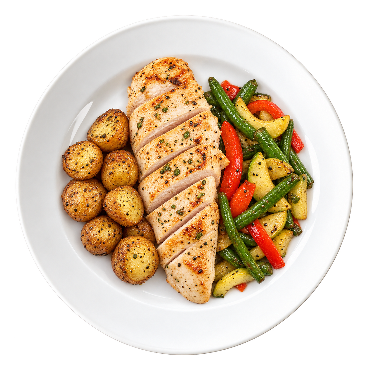Roasted Garlic Herb Chicken