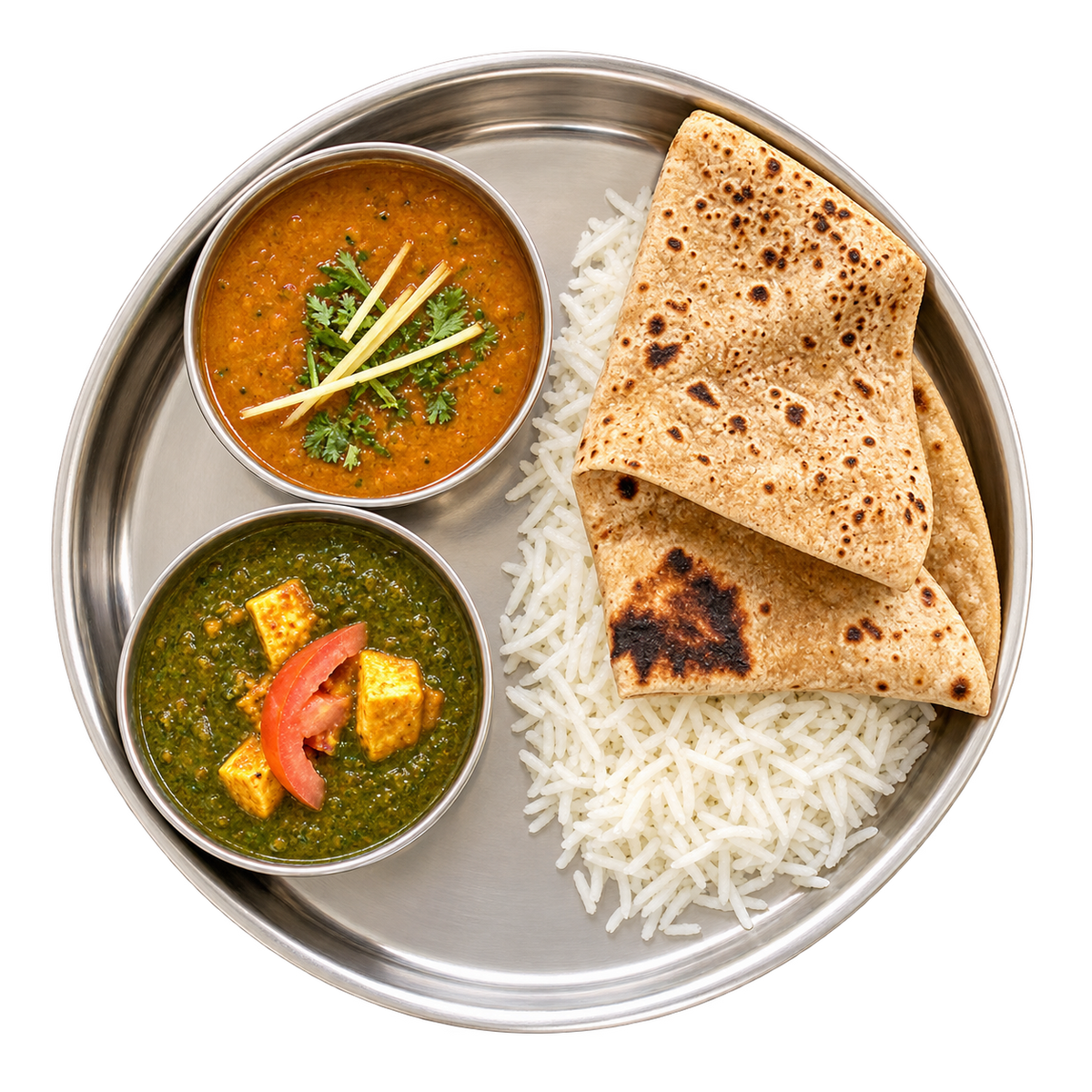 Saag Paneer Thali