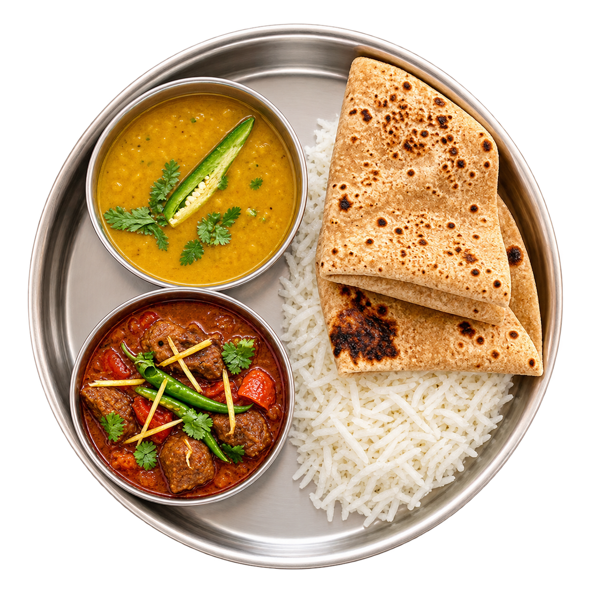 Karahi Gosht (Lamb) Thali