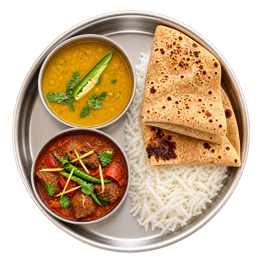 Karahi Gosht (Lamb) Thali